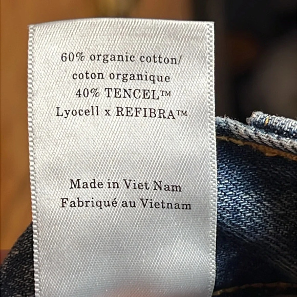 Everlane The Super Soft Relaxed Jean Women 31R Denim Organic Cotton Straight Leg - Picture 8 of 10